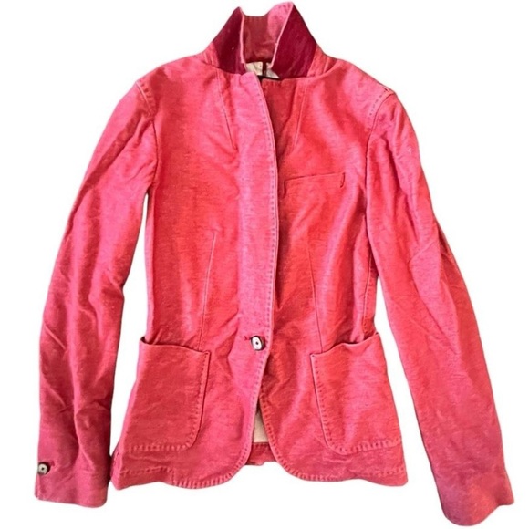 Massimo Dutti Red and Pink Tailored Blazer - Picture 1 of 7